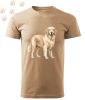 Golden Retriever (13) mintás Férfi-unisex póló - Több színben