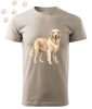 Golden Retriever (13) mintás Férfi-unisex póló - Több színben