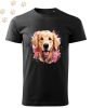 Golden Retriever (14) mintás Férfi-unisex póló - Több színben