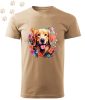 Golden Retriever (15) mintás Férfi-unisex póló - Több színben