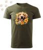 Golden retriever (16) mintás Férfi-unisex póló - Több színben