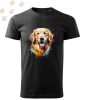 Golden Retriever (17) mintás Férfi-unisex póló - Több színben