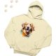 Golden Retriever (17) mintás kapucnis pulóver - Több színben