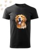 Golden Retriever (18) mintás Férfi-unisex póló - Több színben