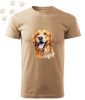 Golden Retriever (18) mintás Férfi-unisex póló - Több színben