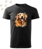 Golden retriever (19) mintás Férfi-unisex póló - Több színben