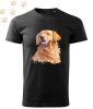 Golden Retriever (20) mintás Férfi-unisex póló - Több színben