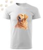 Golden Retriever (20) mintás Férfi-unisex póló - Több színben