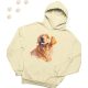 Golden Retriever (20) mintás kapucnis pulóver - Több színben