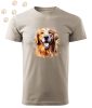 Golden retriever (21) mintás Férfi-unisex póló - Több színben