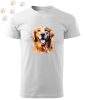 Golden retriever (21) mintás Férfi-unisex póló - Több színben