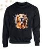 Golden Retriever (21) mintás kereknyakú pulóver - Több színben