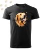 Golden retriever (22) mintás Férfi-unisex póló - Több színben