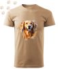 Golden Retriever (23) mintás Férfi-unisex póló - Több színben