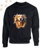 Golden Retriever (23) mintás kereknyakú pulóver - Több színben