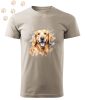 Golden Retriever (24) mintás Férfi-unisex póló - Több színben