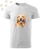 Golden Retriever (24) mintás Férfi-unisex póló - Több színben