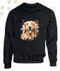 Golden Retriever (24) mintás kereknyakú pulóver - Több színben