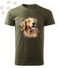 Golden retriever (25) mintás Férfi-unisex póló - Több színben