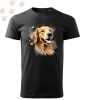 Golden retriever (25) mintás Férfi-unisex póló - Több színben