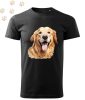 Golden Retriever (26) mintás Férfi-unisex póló - Több színben