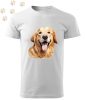 Golden Retriever (26) mintás Férfi-unisex póló - Több színben