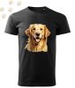 Golden Retriever (27) mintás Férfi-unisex póló - Több színben