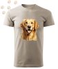 Golden Retriever (27) mintás Férfi-unisex póló - Több színben