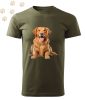 Golden Retriever (31) mintás Férfi-unisex póló - Több színben