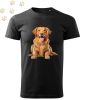 Golden Retriever (31) mintás Férfi-unisex póló - Több színben