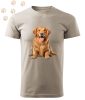 Golden Retriever (31) mintás Férfi-unisex póló - Több színben