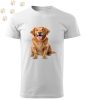 Golden Retriever (32) mintás Férfi-unisex póló - Több színben