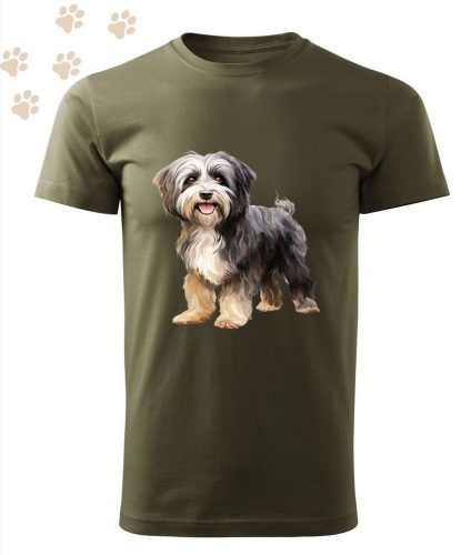 Havanese (01) mintás Férfi-unisex póló - Több színben