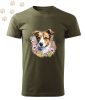 Jack Russell Terrier (01) mintás Férfi-unisex póló - Több színben