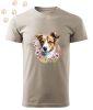 Jack Russell Terrier (01) mintás Férfi-unisex póló - Több színben