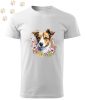 Jack Russell Terrier (01) mintás Férfi-unisex póló - Több színben