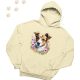 Jack Russell Terrier (01) mintás kapucnis pulóver - Több színben