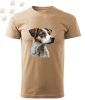 Jack Russell Terrier (09) mintás Férfi-unisex póló - Több színben