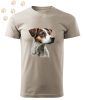 Jack Russell Terrier (09) mintás Férfi-unisex póló - Több színben