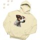 Jack Russell Terrier (09) mintás kapucnis pulóver - Több színben