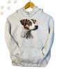 Jack Russell Terrier (09) mintás kapucnis pulóver - Több színben