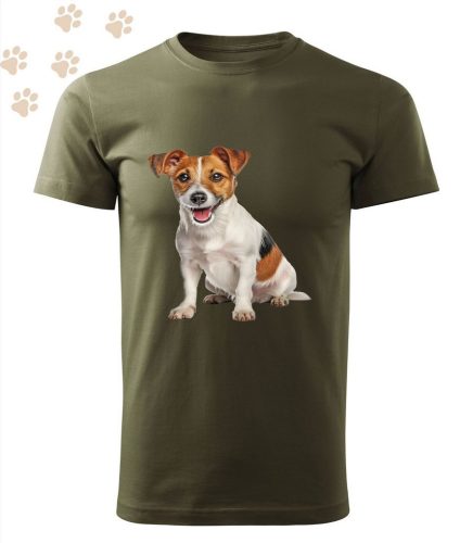 Jack Russell Terrier (10) mintás Férfi-unisex póló - Több színben