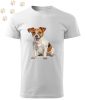 Jack Russell Terrier (10) mintás Férfi-unisex póló - Több színben