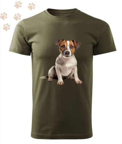 Jack Russell Terrier (11) mintás Férfi-unisex póló - Több színben