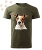 Jack Russell Terrier (13) mintás Férfi-unisex póló - Több színben