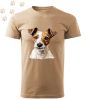 Jack Russell Terrier (13) mintás Férfi-unisex póló - Több színben