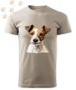 Jack Russell Terrier (13) mintás Férfi-unisex póló - Több színben