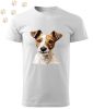 Jack Russell Terrier (13) mintás Férfi-unisex póló - Több színben