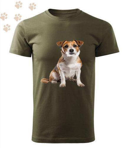 Jack Russell Terrier (14) mintás Férfi-unisex póló - Több színben