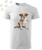 Jack Russell Terrier (14) mintás Férfi-unisex póló - Több színben